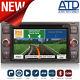 Direct Fit Head Unit Gps Radio Sat-nav Dvd Bluetooth Stereo For Ford Transit Mk7